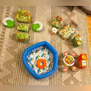 Vintage  Barbie 1970’s Puff’n Play Inflatable Furniture Lot
